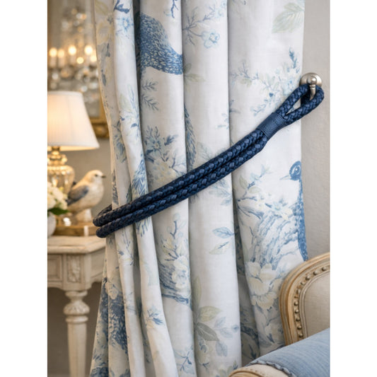 Laura Ashley Gillian Rope Tiebacks (Pair) - Indigo