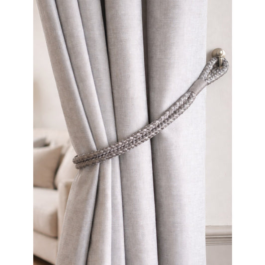 Laura Ashley Gillian Rope Tiebacks (Pair) - Steel