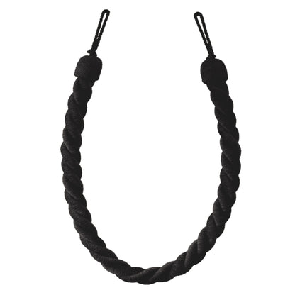 Laura Ashley Grafton Rope Tiebacks (Pair) - Charcoal