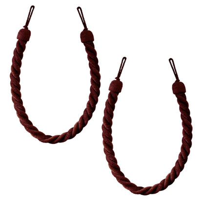 Laura Ashley Grafton Rope Tiebacks (Pair) - Claret