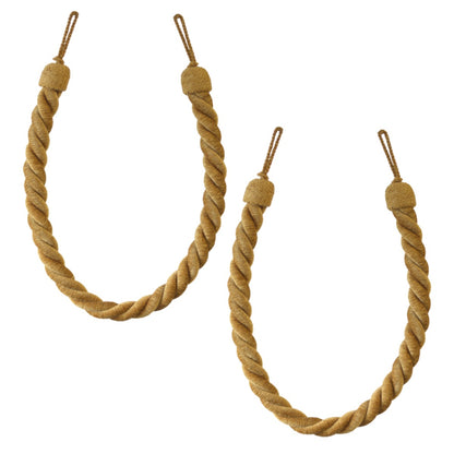Laura Ashley Grafton Rope Tiebacks (Pair) - Caramel