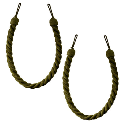 Laura Ashley Grafton Rope Tiebacks (Pair) - Moss