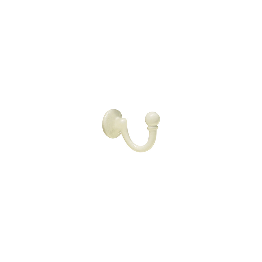 Jones Medium Ball Metal Curtain Tieback Hook - Cream