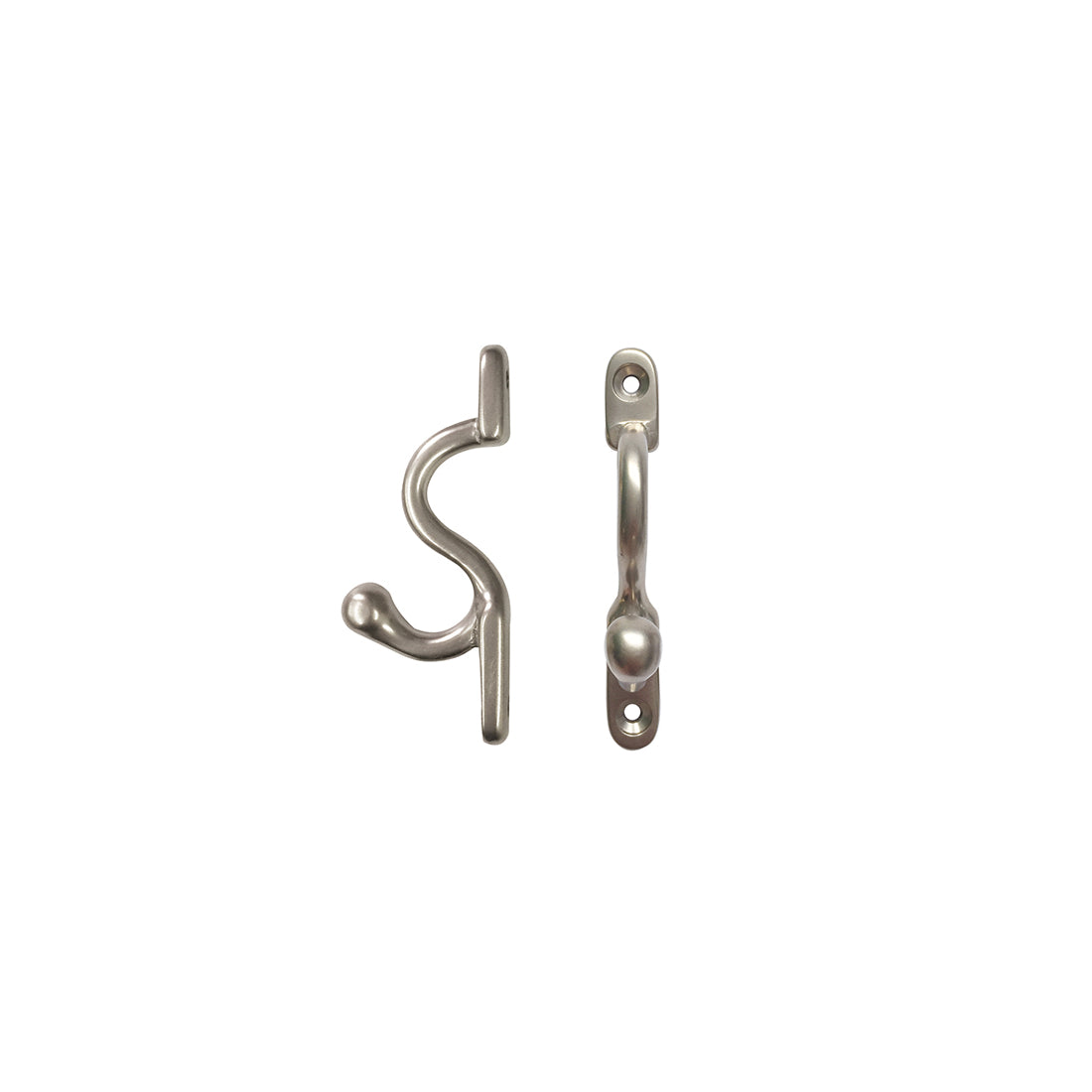 Jones Security Metal Curtain Tieback Hook - Matt Nickel