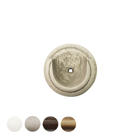 Jones Hardwick 40mm Wooden Curtain Pole Recess Bracket - Putty