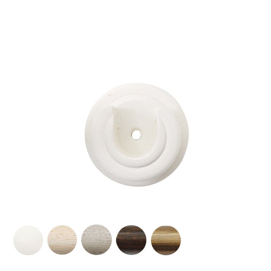 Jones Cathedral 30mm Wooden Curtain Pole Recess Bracket - Cotton