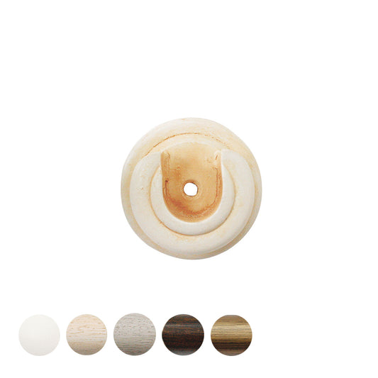 Jones Cathedral 30mm Wooden Curtain Pole Recess Bracket - Ivory