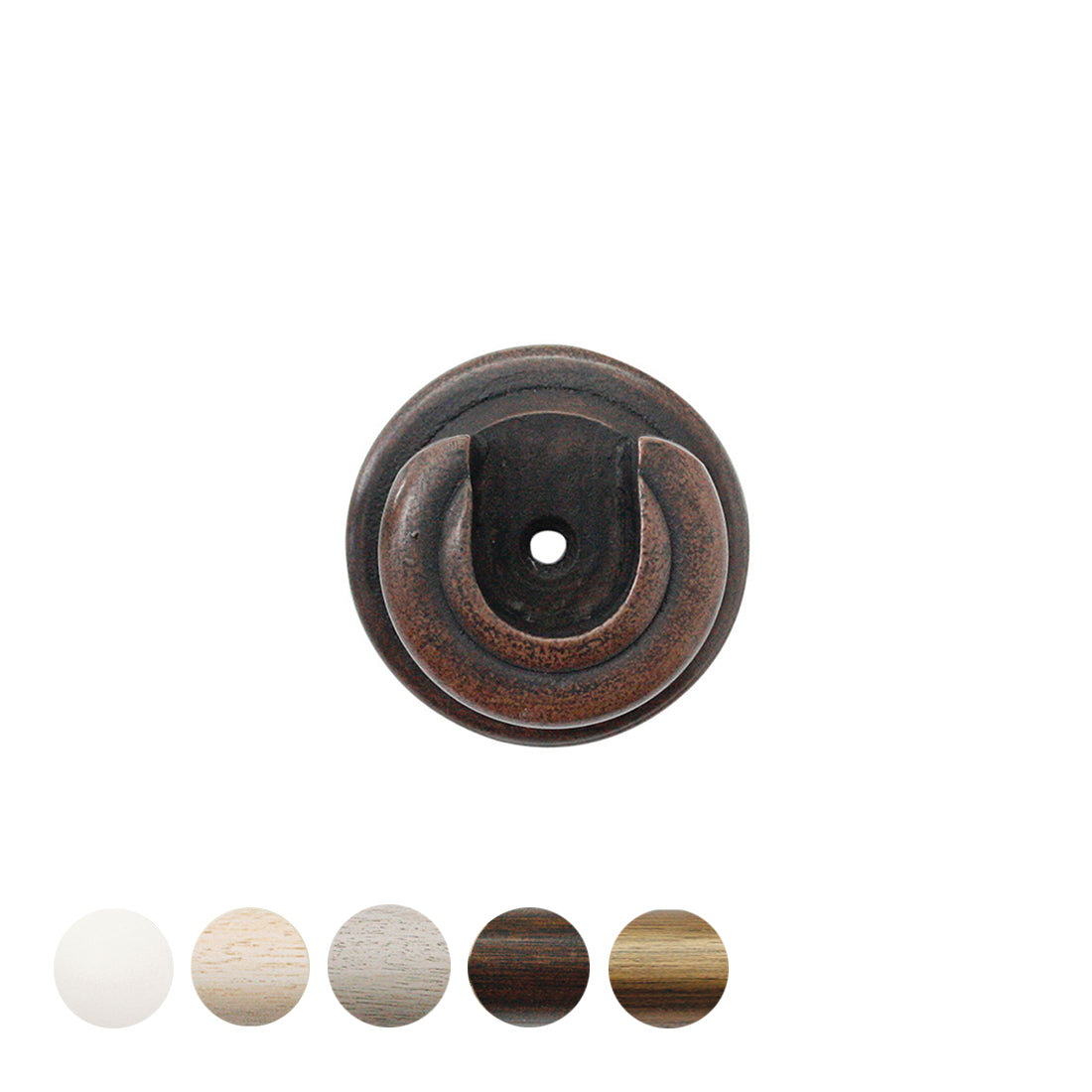 Jones Cathedral 30mm Wooden Curtain Pole Recess Bracket - Oak