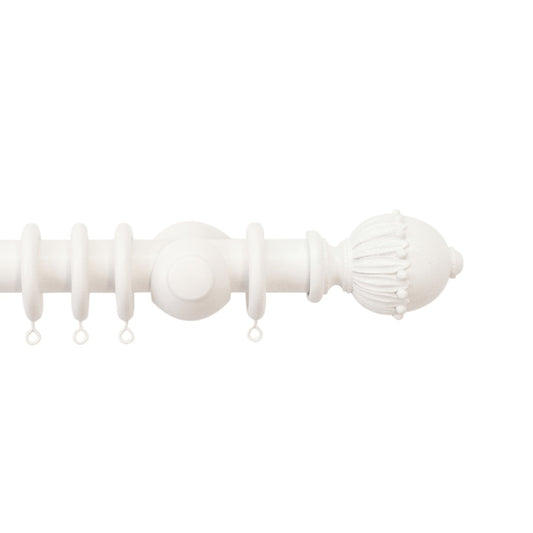Jones Cathedral Wells 30mm Wooden Curtain Pole - Cotton