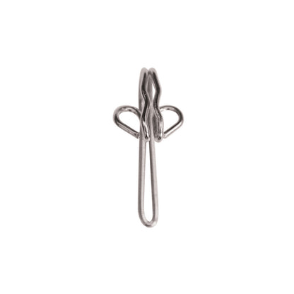 Jones Zinc Plated Metal Curtain Hooks (Pack of 100)