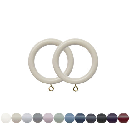 Jones Estate 48mm Wooden Curtain Ring - Clay
