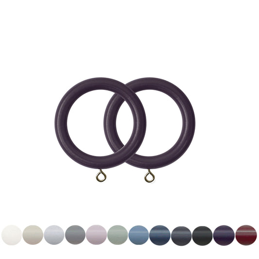 Jones Estate 48mm Wooden Curtain Ring - Juniper
