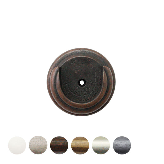 Jones Florentine 48mm Wooden Curtain Pole Recess Bracket - Oak