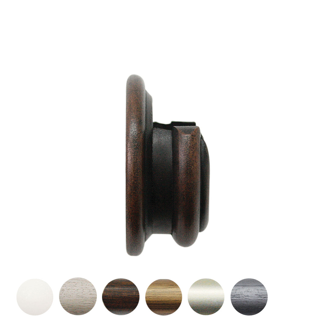 Jones Florentine 48mm Wooden Curtain Pole Recess Bracket - Oak