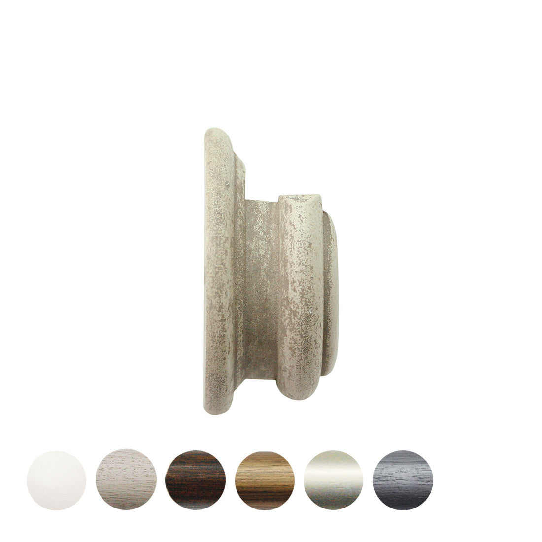 Jones Florentine 48mm Wooden Curtain Pole Recess Bracket - Putty