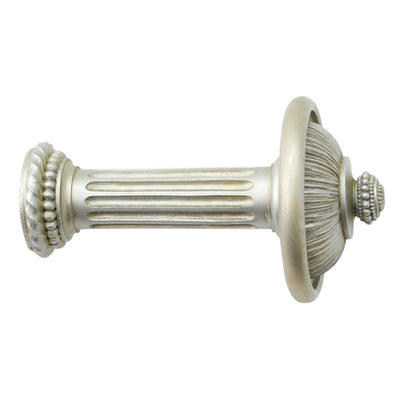 Jones Florentine Pleated Wooden Curtain Holdback - Champagne Silver
