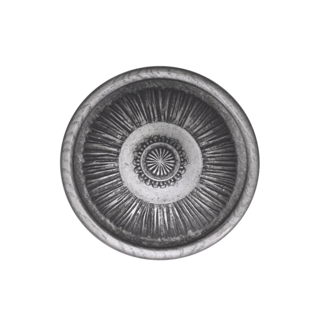 Jones Florentine Pleated Wooden Curtain Holdback - Pewter