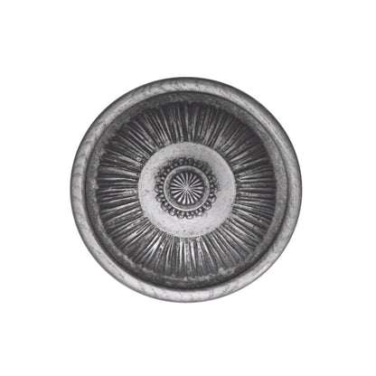 Jones Florentine Pleated Wooden Curtain Holdback - Pewter