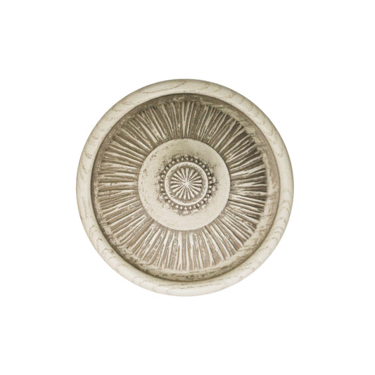 Jones Florentine Pleated Wooden Curtain Holdback - Putty