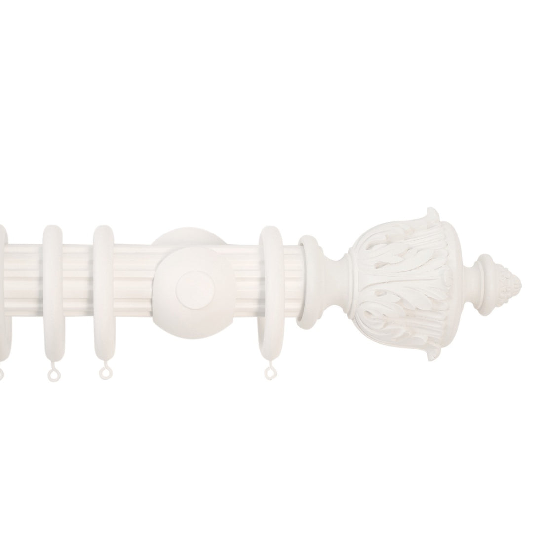 Jones Florentine 48mm Wooden Curtain Pole Bracket - Cotton