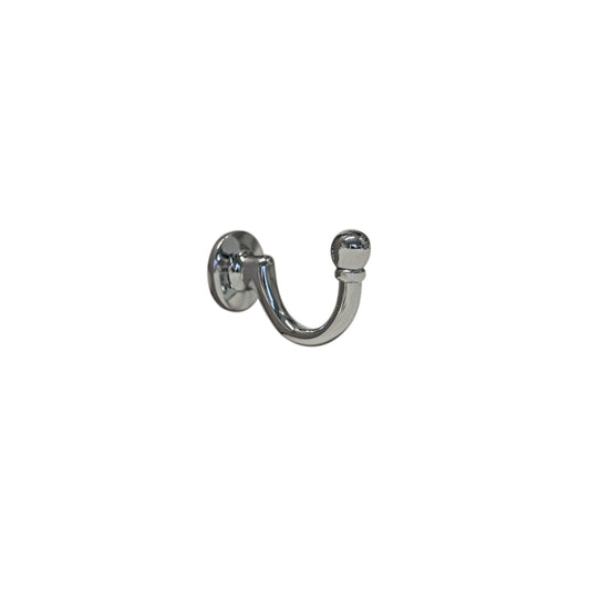 Jones Large Ball Metal Curtain Tieback Hook - Chrome