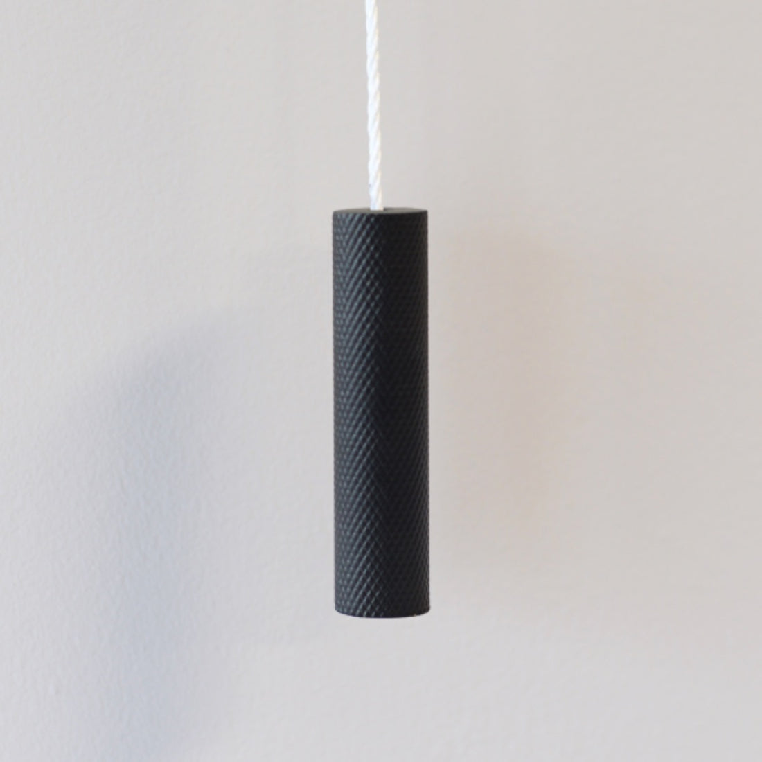 Jones Knurled Light Pull - Matt Black