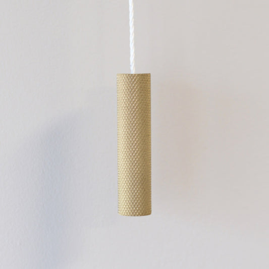 Jones Knurled Light Pull - Satin Brass