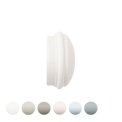 Jones Seychelles End Cap 40mm Wooden Curtain Pole Finial - Cotton