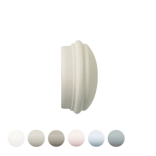 Jones Seychelles End Cap 40mm Wooden Curtain Pole Finial - Sand