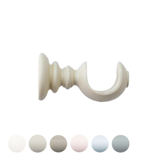Jones Seychelles 40mm Wooden Curtain Pole Bracket - Sand