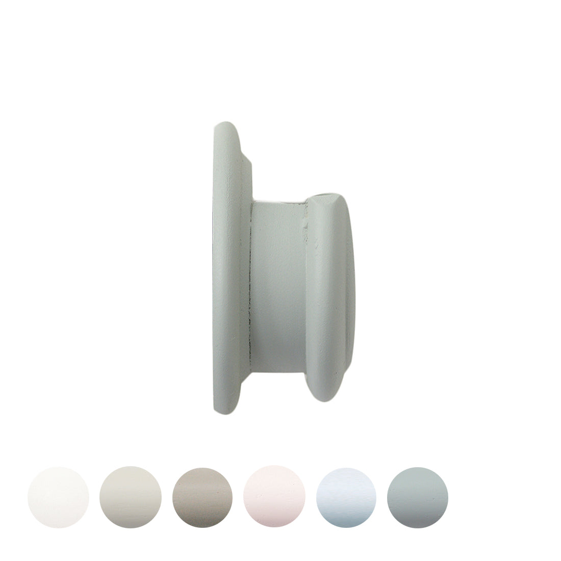Jones Seychelles 40mm Wooden Curtain Pole Recess Bracket - Haze