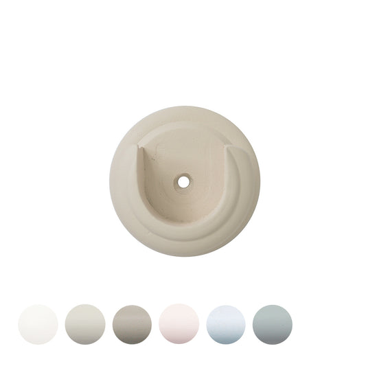 Jones Seychelles 40mm Wooden Curtain Pole Recess Bracket - Sand
