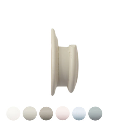 Jones Seychelles 40mm Wooden Curtain Pole Recess Bracket - Sand