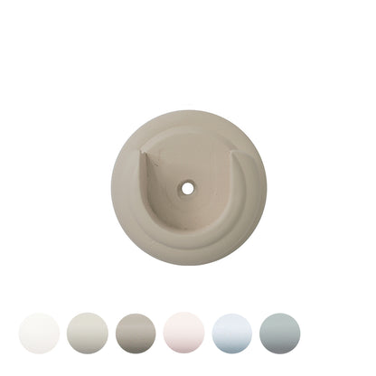 Jones Seychelles 40mm Wooden Curtain Pole Recess Bracket - Truffle
