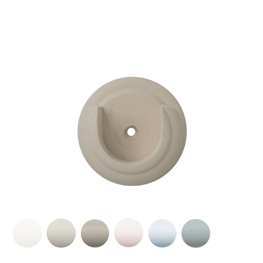 Jones Seychelles 40mm Wooden Curtain Pole Recess Bracket - Truffle