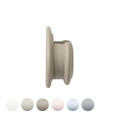 Jones Seychelles 40mm Wooden Curtain Pole Recess Bracket - Truffle