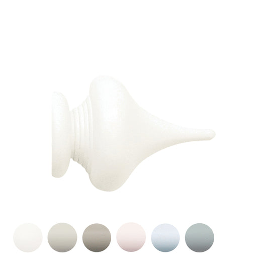 Jones Seychelles Minaret 40mm Wooden Curtain Pole Finial - Cotton