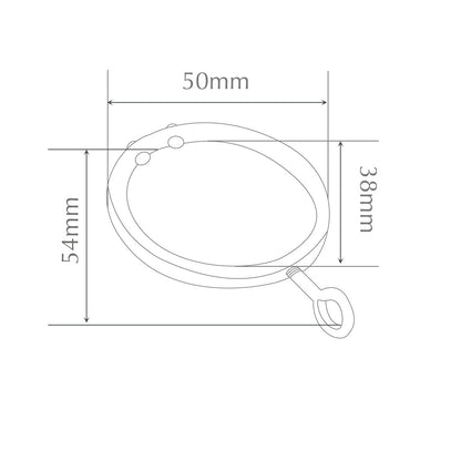 Jones Lunar Sphere 28mm Metal Curtain Pole - Matt Nickel