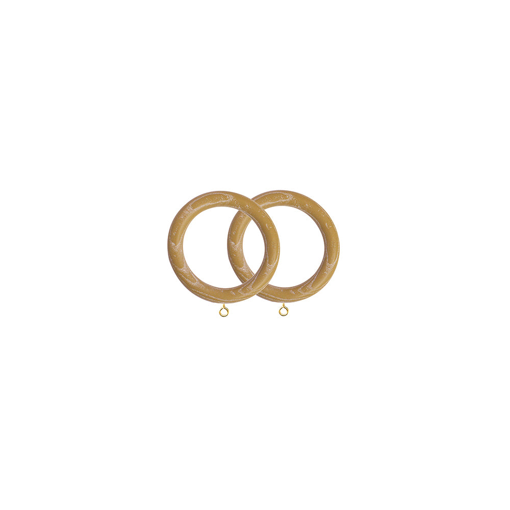 Jones Oakham 50mm Wooden Curtain Ring - Honey