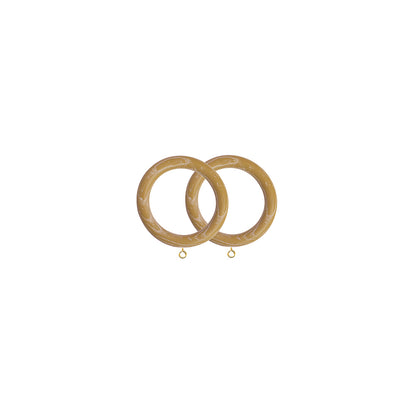 Jones Oakham 50mm Wooden Curtain Ring - Honey