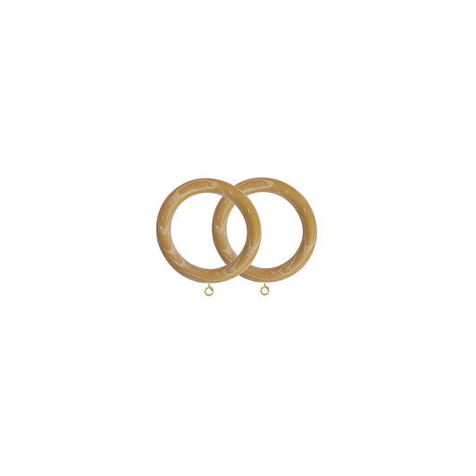 Jones Oakham 50mm Wooden Curtain Ring - Honey