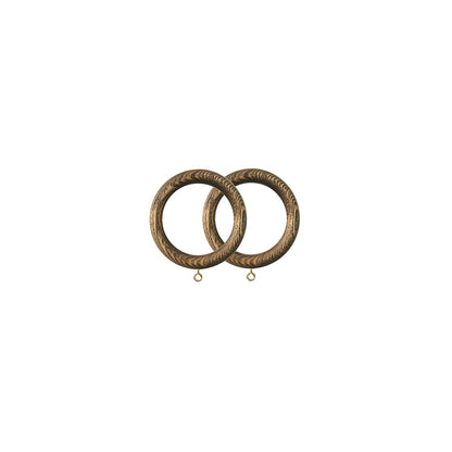 Jones Oakham 50mm Wooden Curtain Ring - Light Oak