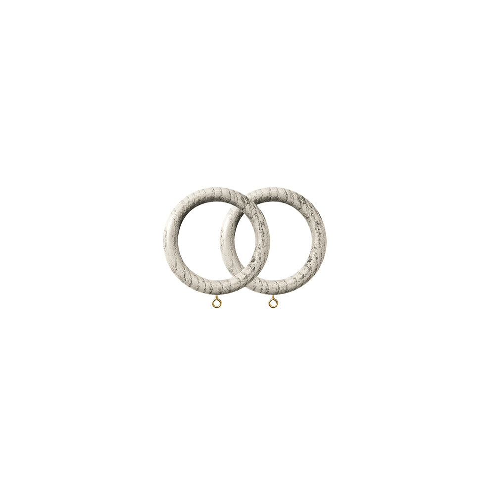 Jones Oakham 50mm Wooden Curtain Ring - Tusk