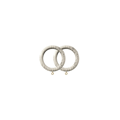 Jones Oakham 50mm Wooden Curtain Ring - Tusk