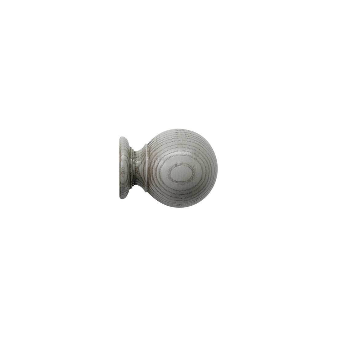 Jones Oakham Ball 50mm Wooden Curtain Pole Finial - Dove