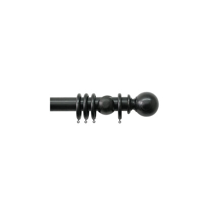 Jones Oakham 50mm Wooden Curtain Pole Bracket - Wenge