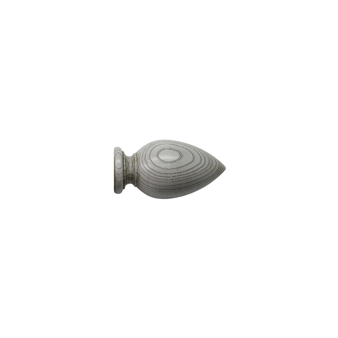 Jones Oakham Cone 50mm Wooden Curtain Pole Finial - Dove