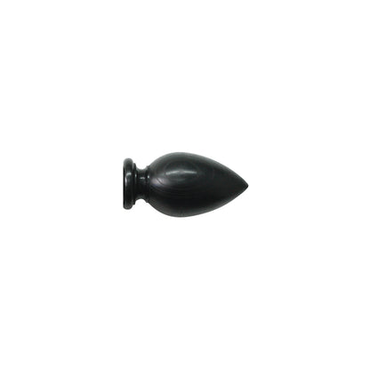 Jones Oakham Cone 50mm Wooden Curtain Pole Finial - Wenge