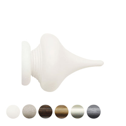 Jones Florentine Minaret 48mm Wooden Curtain Pole Finial - Cotton