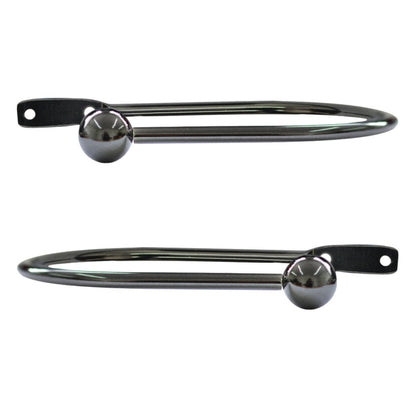 Jones Embrace Metal Curtain Holdbacks (Pair) - Black Nickel
